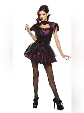 Lip Service Women's Velvet Vamp Vampire Halloween NEW XS